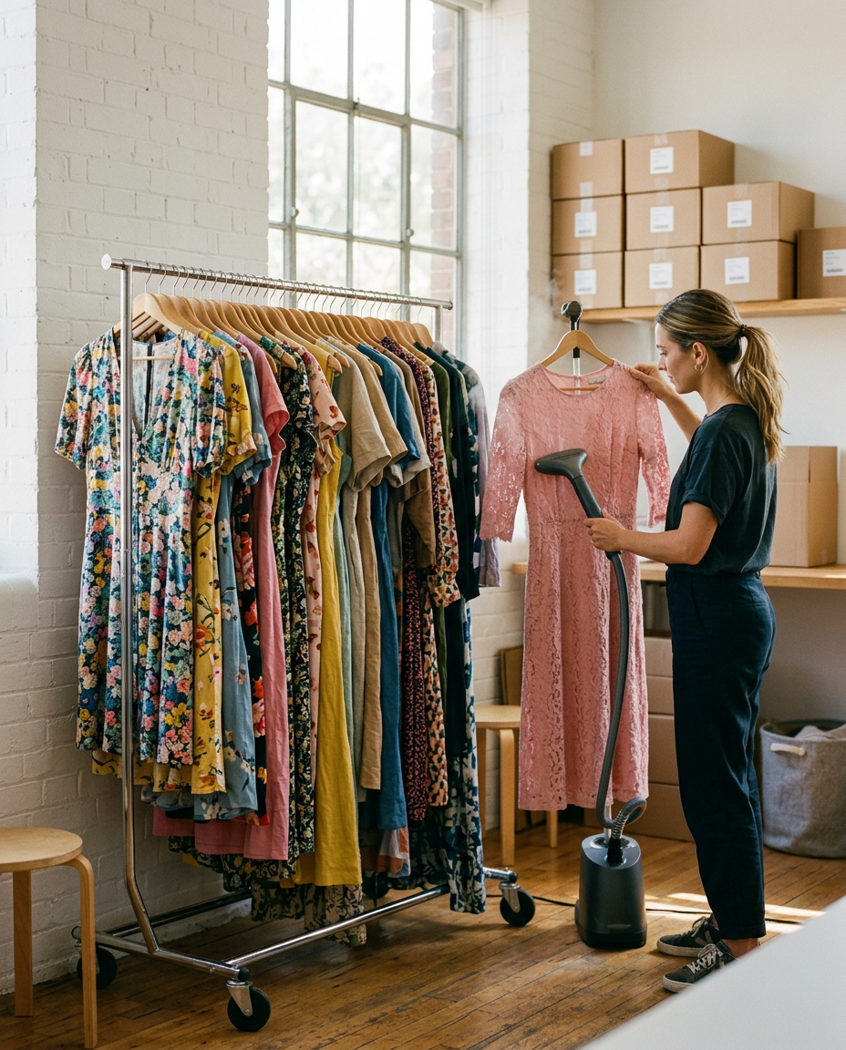 How to Profitably Merchandise a Case of Secondhand Dresses
